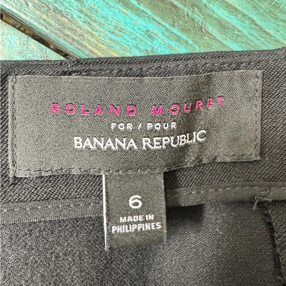 Banana Republic Roland Mouret Collection Leopard Panel Pencil Skirt Size 6 - Picture 3 of 7